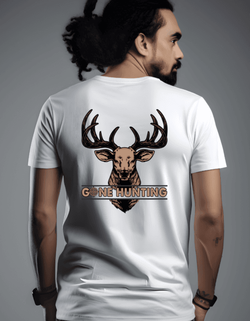 Gone Hunting T-Shirt Design