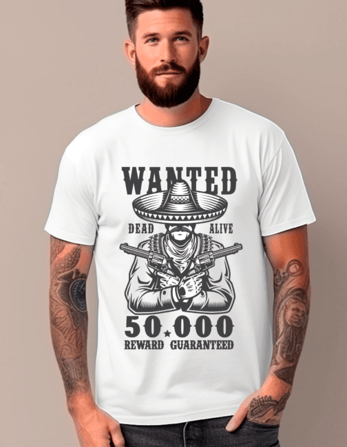 Wanted Reward T-Shirt Design #4700