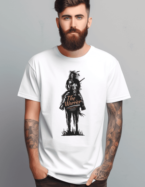Indian Warrior T-Shirt Design #4715