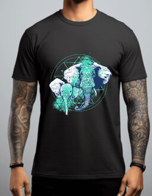 Elephant T-shirt Design