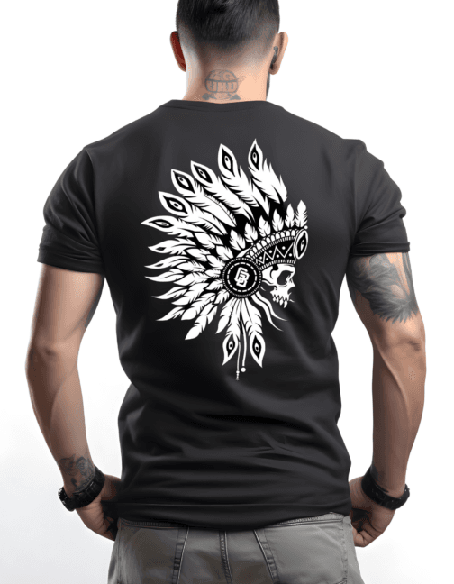 Indian Skull T-Shirt Design #4735